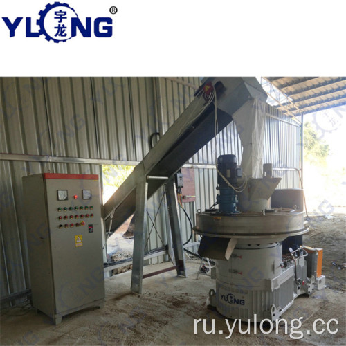 YULONG XGJ560 биомасса эвкалипта машина для производства древесных гранул